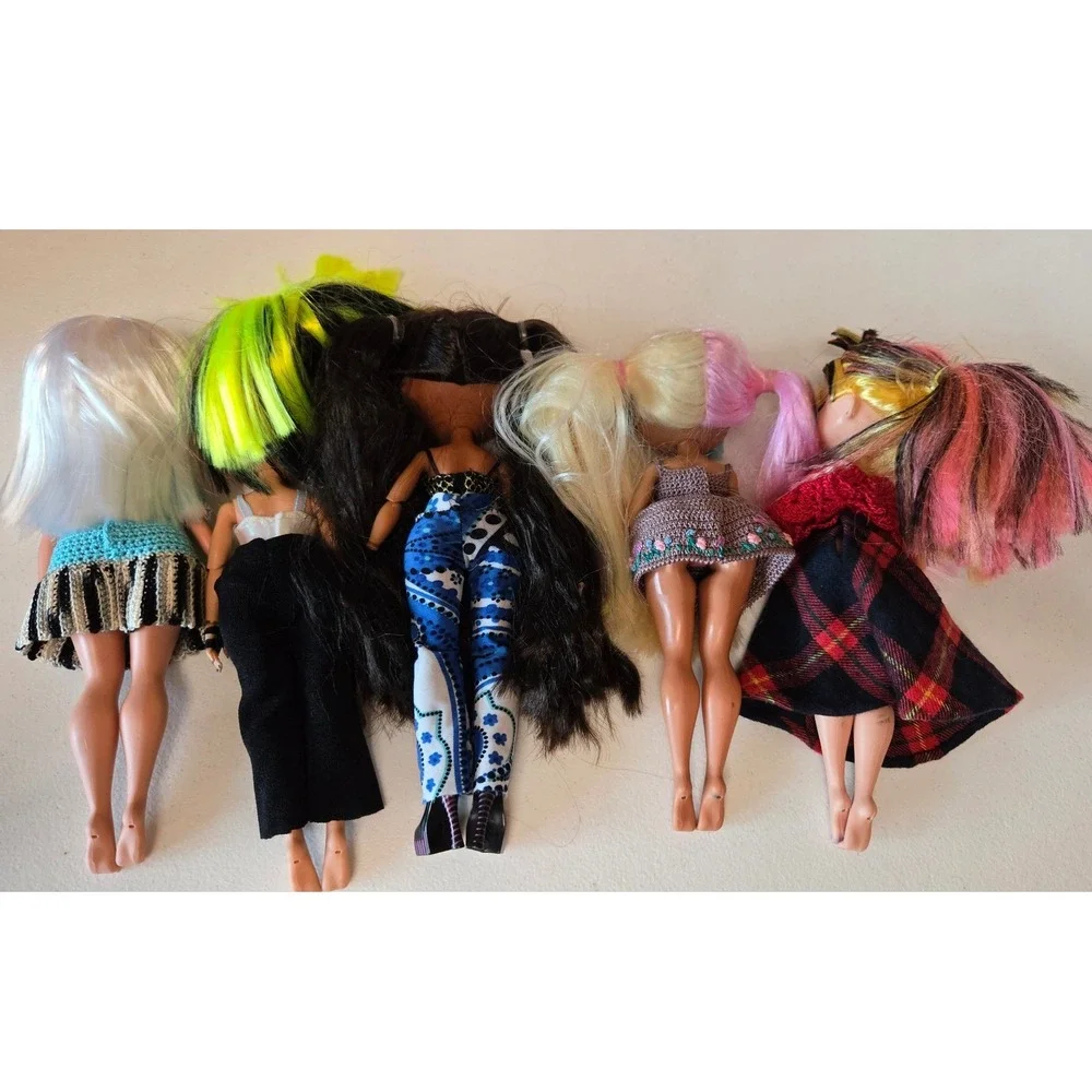 LOL Surprise OMG Fashion Doll Lot ~ 5 MGA Mixed Dolls Custom Clothes Replacement